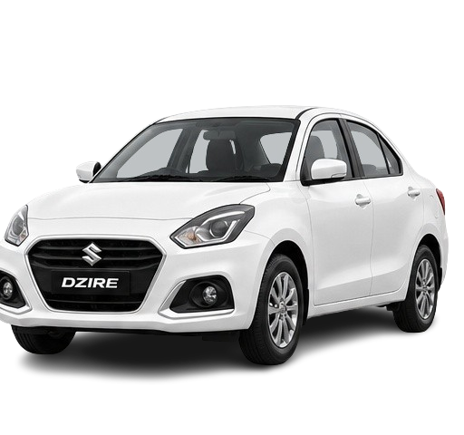 White Maruti Dzire